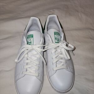 adidas White and Green Sneakers